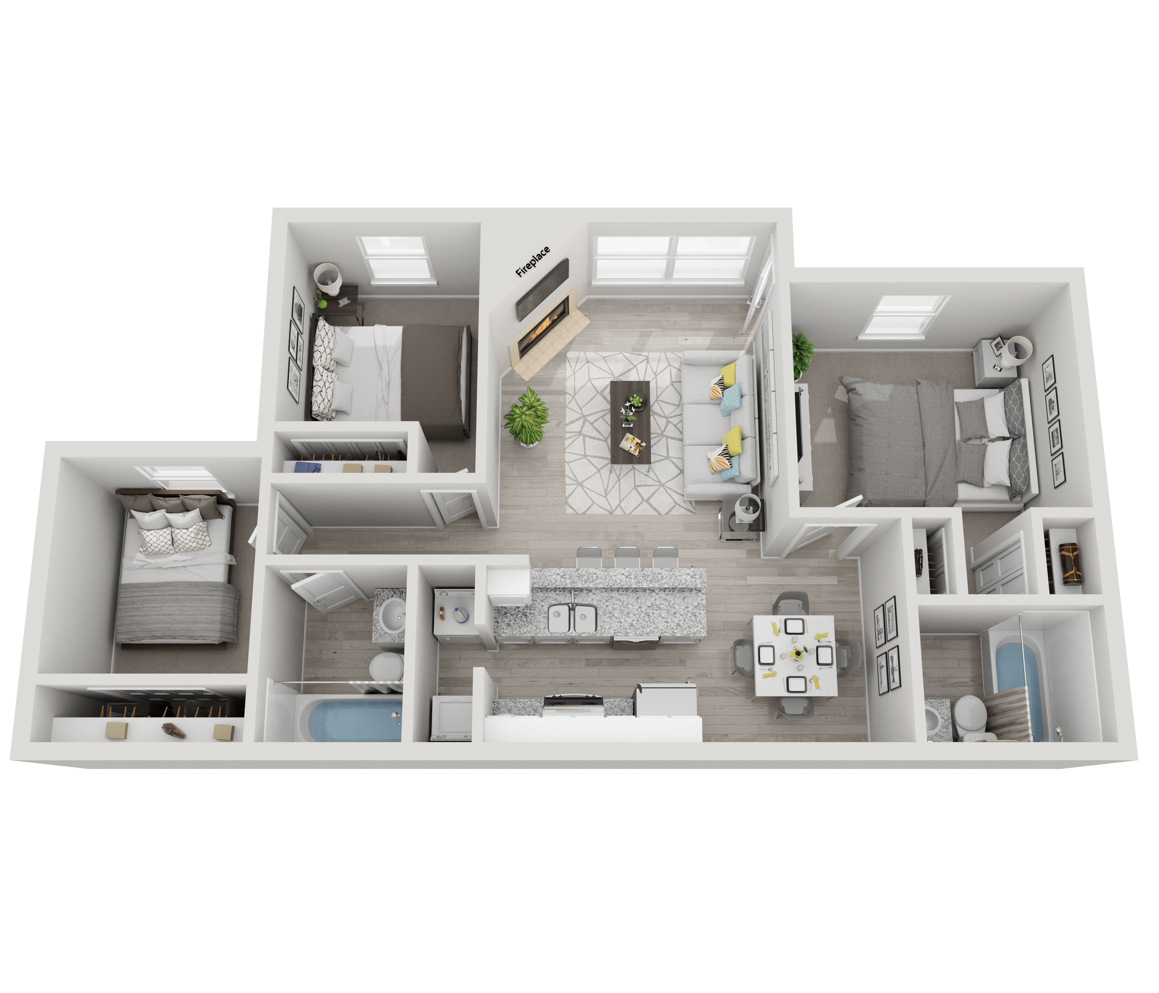 Floor plan layout diagram for Aspen